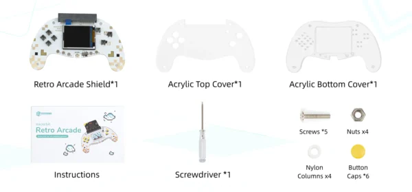 microBit Retro Arcade Consola de programación