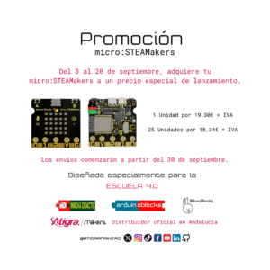 Promoción micro:ESP32STEAMakers