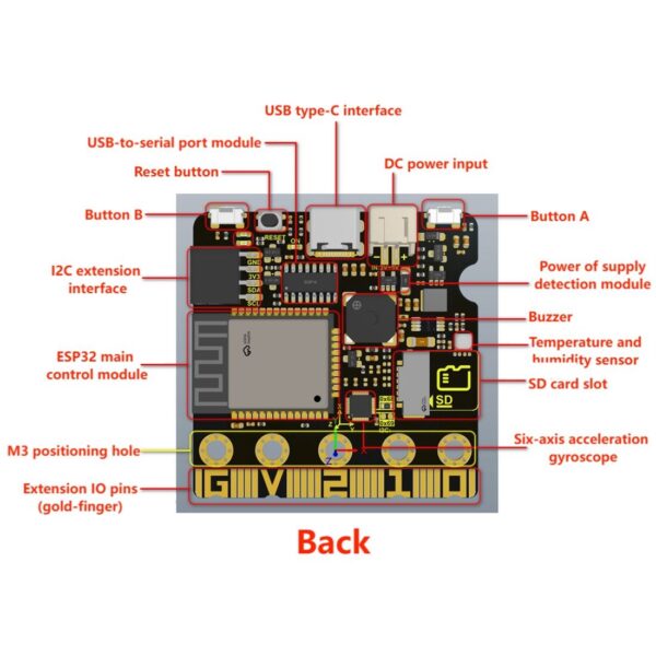 placa ESP32 micro:STEAMakers