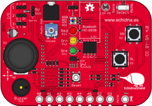 Placa Echidna Shield para Arduino Uno