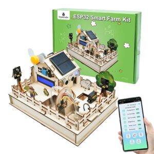 Smart Farm para Arduino basada en nuestra placa ESP32 STEAMakers para practicar domótica y Internet Of Things (IoT).