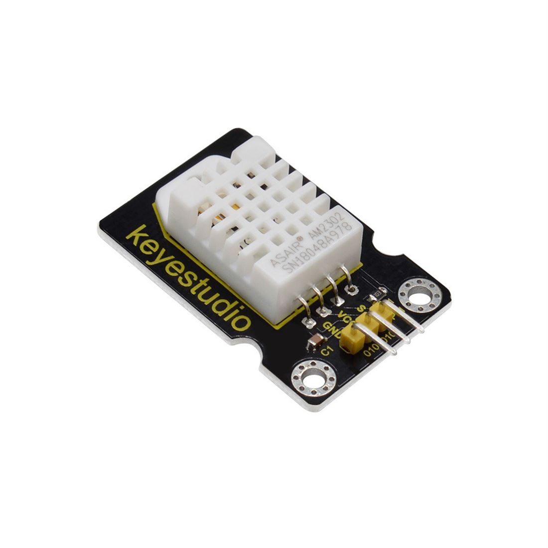 Este sensor digital de temperatura y humedad DHT22 es un sensor compuesto que contiene una salida de señal digital calibrada de la temperatura y la humedad.